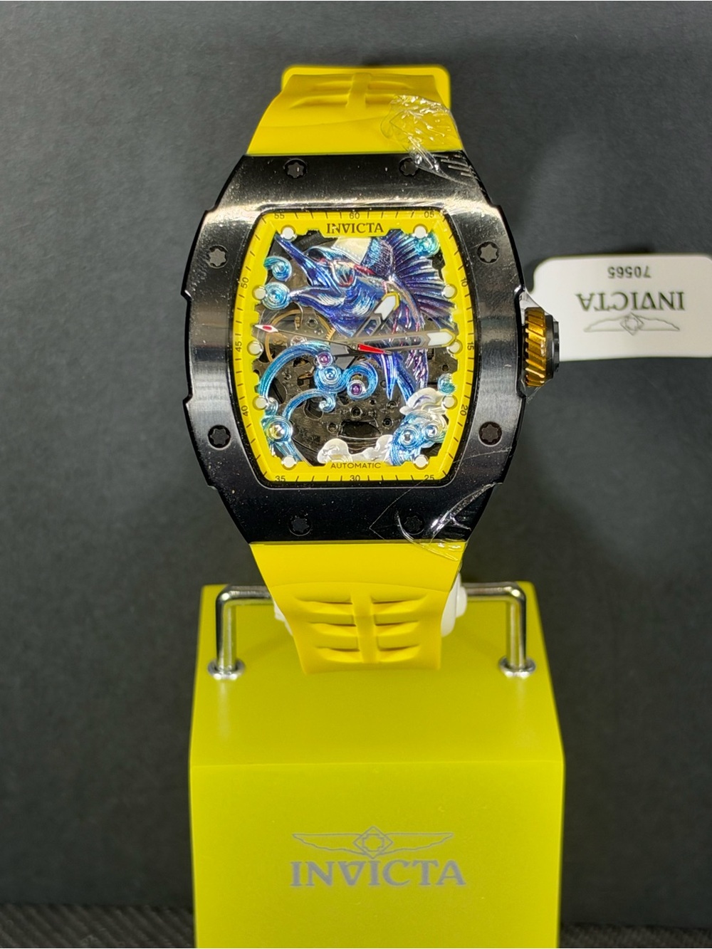 Invicta S1 Ocean Angler Limited Edition Automatic Men’s Watch 48mm Yellow 70565